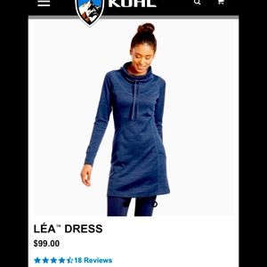 NWOT KUHL Slate Green Tunic! Lea Dress